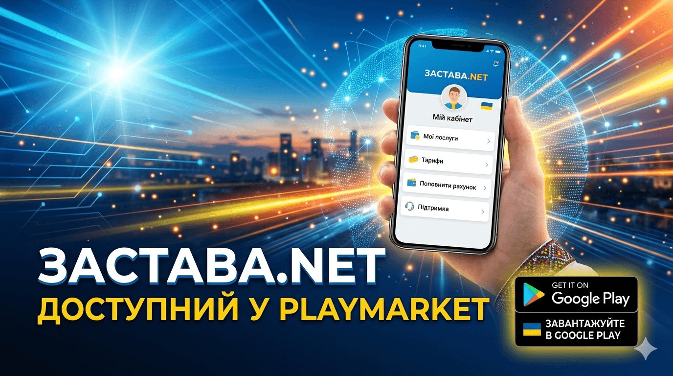 Застава.NET додаток на смартфон